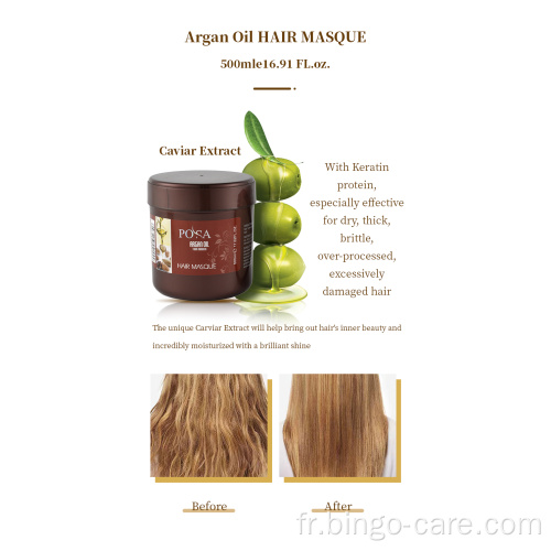 Masque capillaire à l&#39;huile d&#39;argan